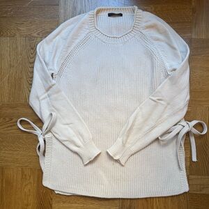 J.Crew Fisherman Sweater with Side Tie Detail - Size Sm